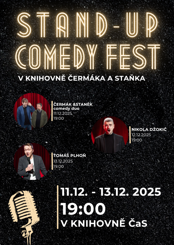 Comedy Fest v Knihovně Čermáka a Staňka