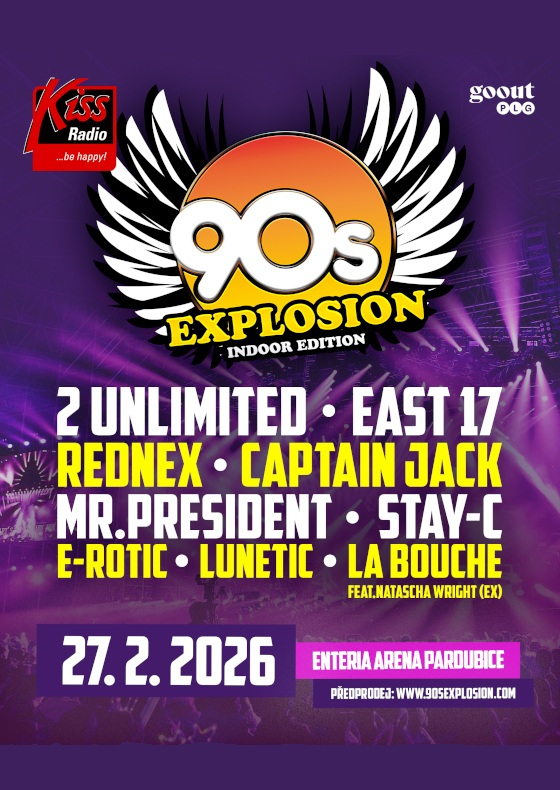 90s Explosion Pardubice <span style="color:red; font-weight: bold;">2026</span>