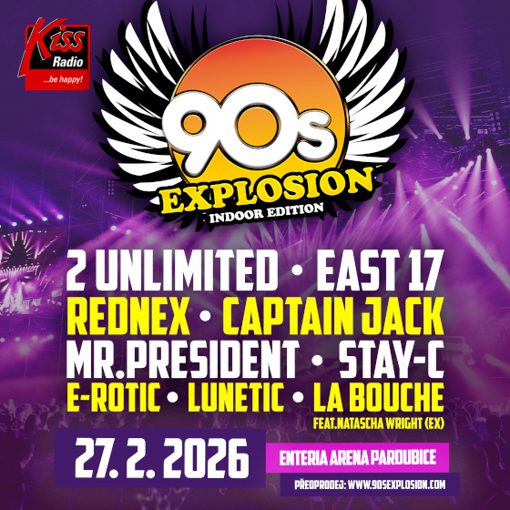 90s Explosion Pardubice <span style="color:red; font-weight: bold;">2026</span>