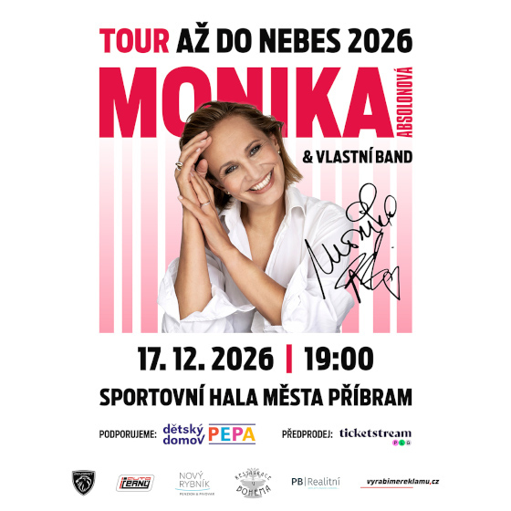 Monika Absolonová<br>Až do nebes tour 2026