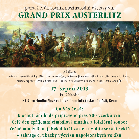 Grand Prix Austerlitz<BR>Mezinárodní výstava vín