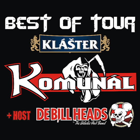 KOMUNÁL Best of tour 2018<BR>host: Debillheads