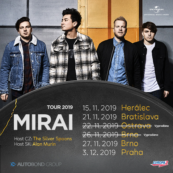 Mirai<BR>Tour 2019<BR>Host: The Silver Spoons