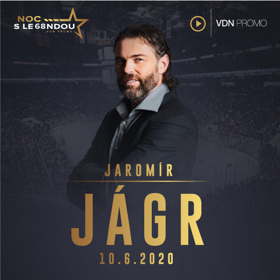 NOC S LEGENDOU/Jaromír Jágr/- Praha -Forum Karlín Praha
