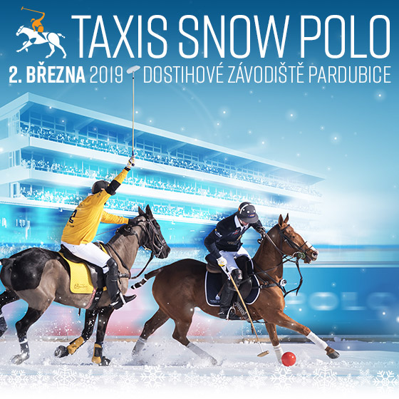 TAXIS SNOW POLO 2019<br>Turnaj koňského póla na sněhu<br>Česká a mezinárodní účast hráčů