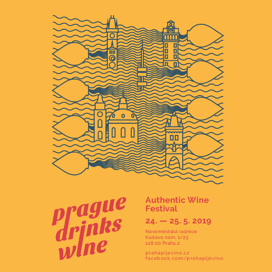 PRAHA PIJE VÍNO<br>PRAGUE DRINKS WINE<br>Authentic wine festival