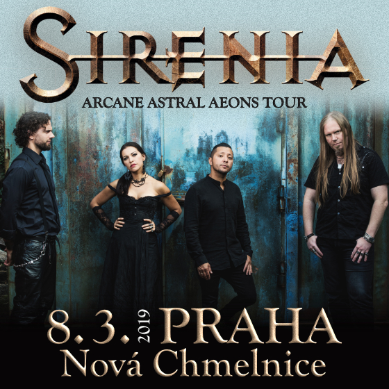 Sirenia<br>Arcane Astral Aeons Tour 2019