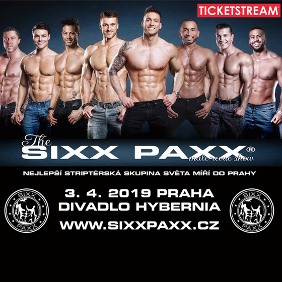 SIXX PAXX LIVE<br>Evropská špička pánském striptýzu