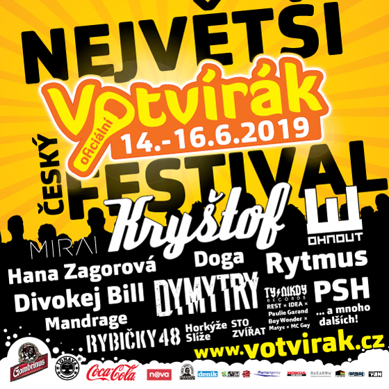 Festival Votvírák 2019<br><b><font color=red>Parkovné</font></b>