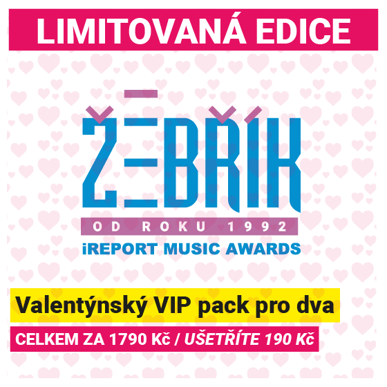 Hudební ceny Žebřík/Valentýnský VIP pack pro 2 osoby/- Plzeň -DEPO2015 Plzeň