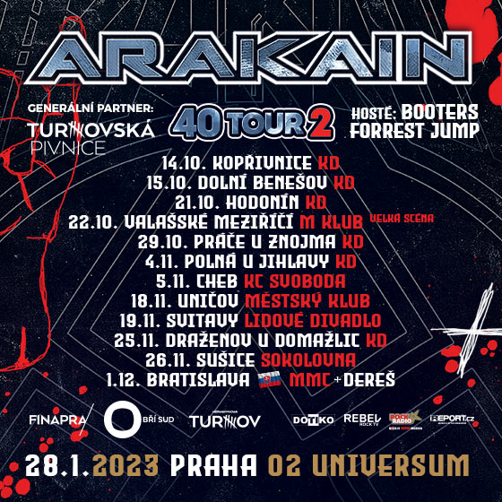 Arakain - 40LETour 2 Podzim