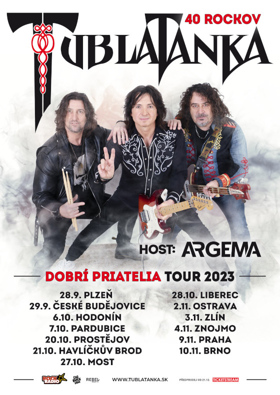 Tublatanka 40 rockov<br>Dobrí priatelia tour