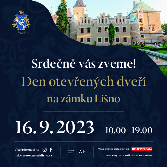 Prohlídka interiéru zámku Líšno