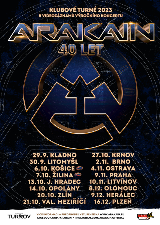 Arakain 40 let<br>Klubové turné 2023