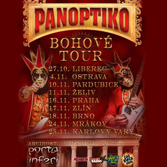 PANOPTIKO<br>BOHOVÉ TOUR<br> Arcihost: PORTA INFERI