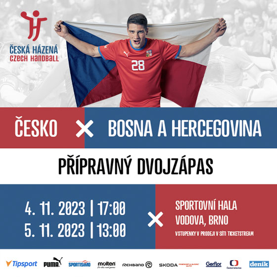 Házená muži<br>Česká republika - Bosna a Hercegovina