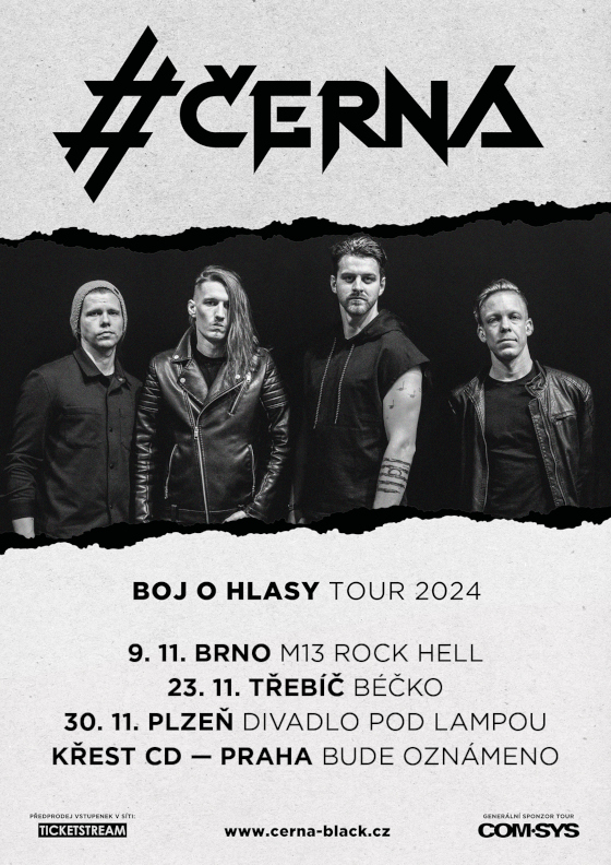 #ČERNÁ - BOJ O HLASY TOUR 2024