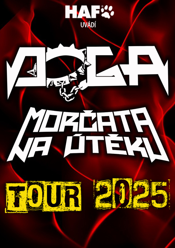 HAF přiváží TOUR 2025<br>DOGA + MORČATA NA ÚTĚKU