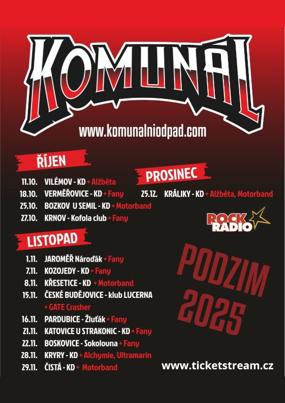 Komunál<br>Podzimní Tour 2025