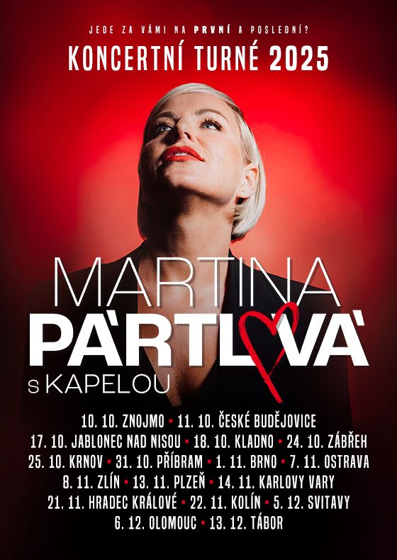 Martina Pártlová<br>První a poslední?<br>Koncertní turné 2025