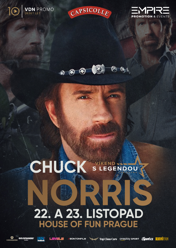 Víkend s legendou - Chuck Norris v Praze