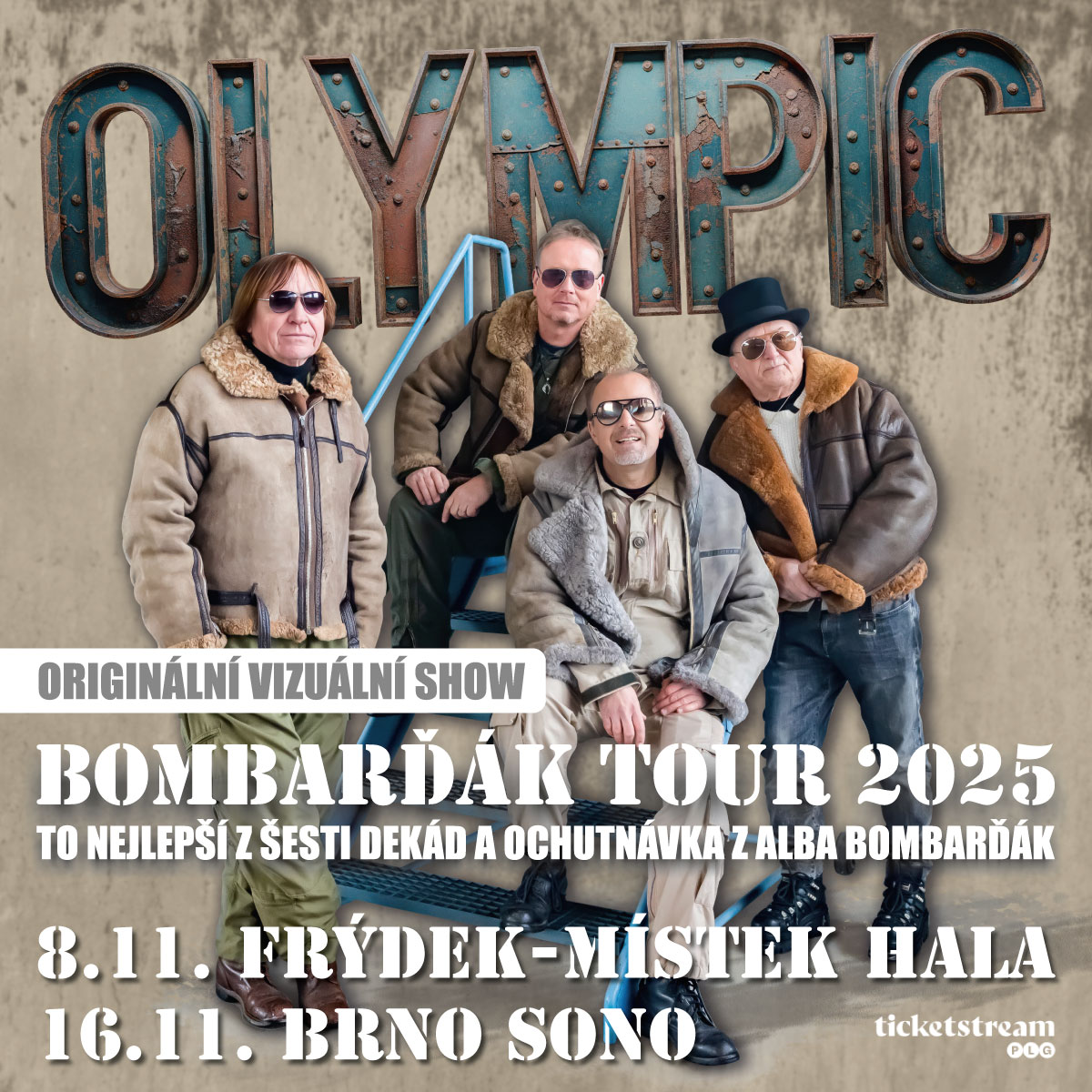 Olympic: Bombarďák tour 2025