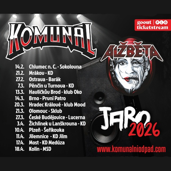 Komunál + Alžběta<br>Jarní Tour 2026