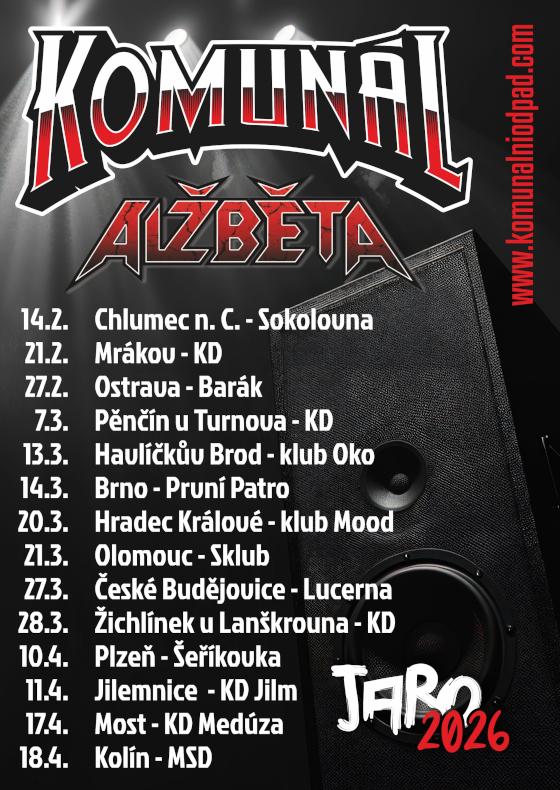 Komunál + Alžběta<br>Jarní Tour 2026